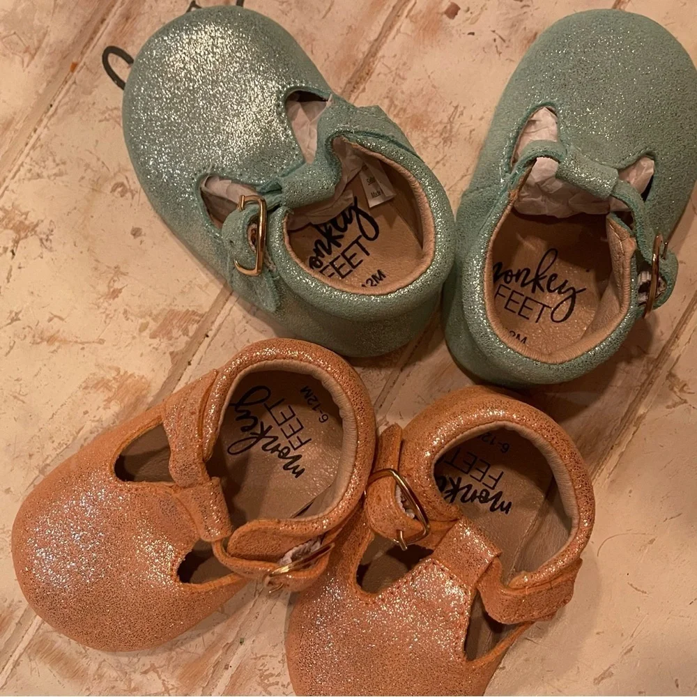 Monkey Feet | Mary Jane T Straps Shoes Bundle